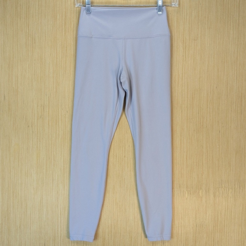 Athleta Transcend Tight Leggings Lavender Purple High Rise Yoga Pants Womens M